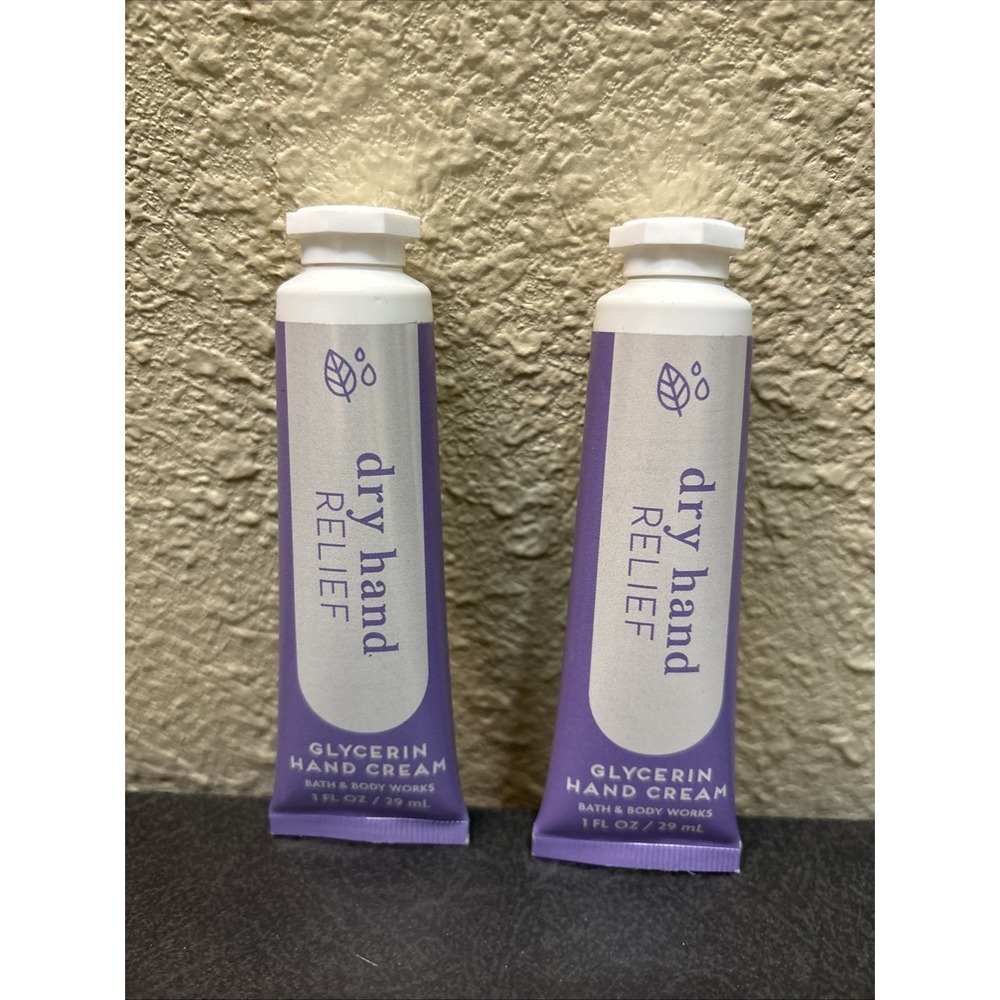2~Bath & Body Works Dry Hand Relief Hand Cream‎ 1 oz